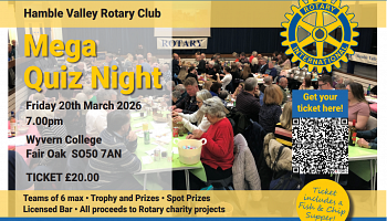 Hamble Valley Rotary Club Quiz in aid of Fledge